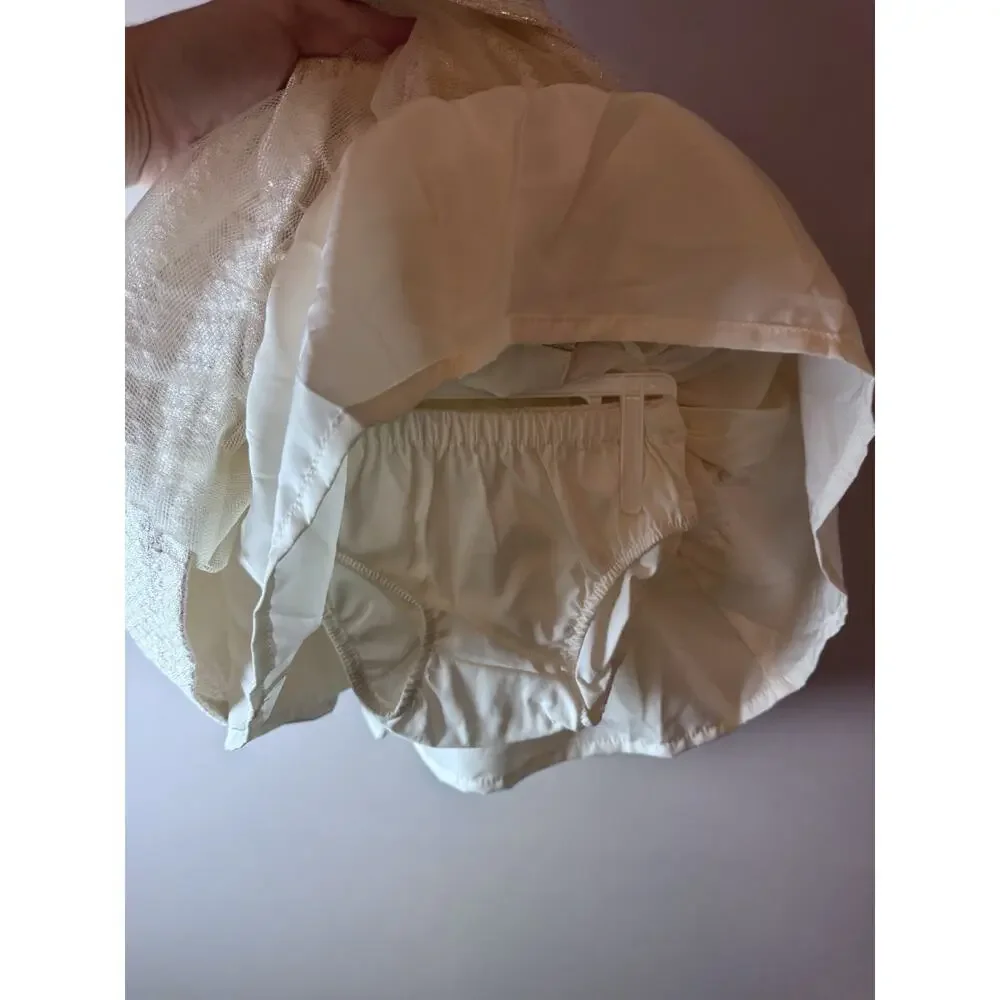 Carter's Jacquard Cream Gold Holiday Dress *NEW WITH TAGS* Sz 3 Months $40